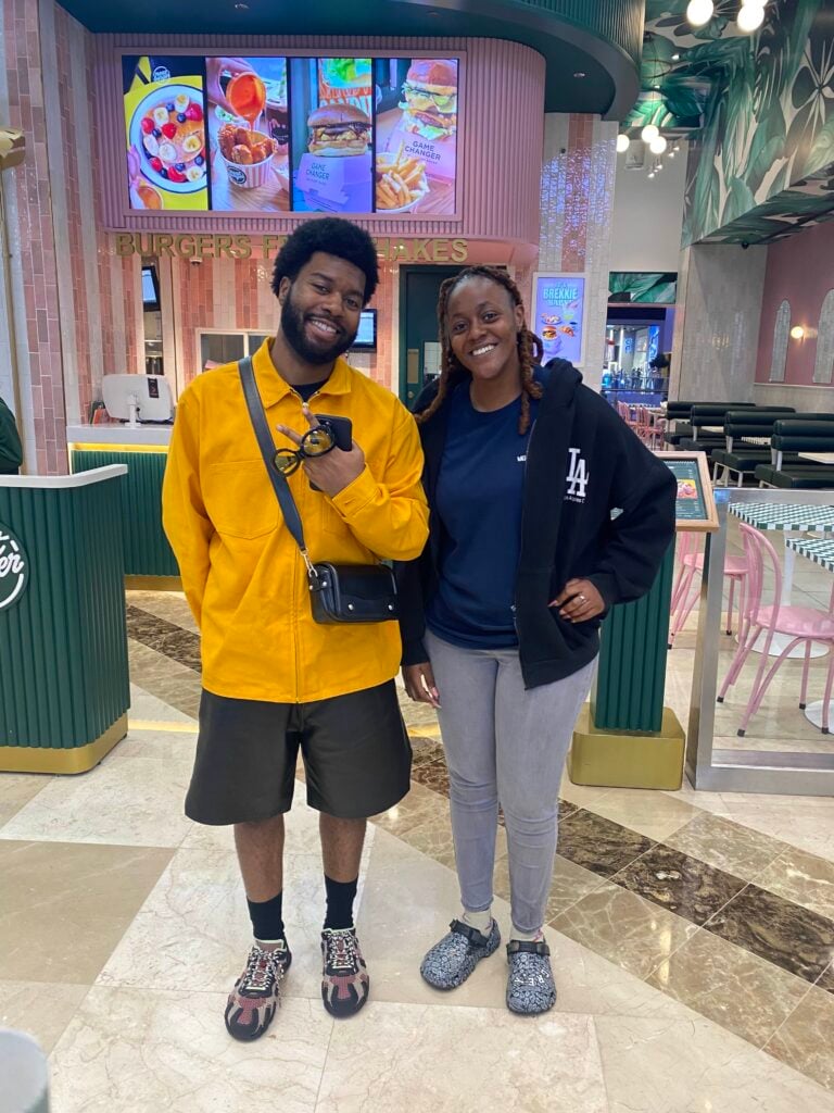 Photo with Khalid in Dubai Mall